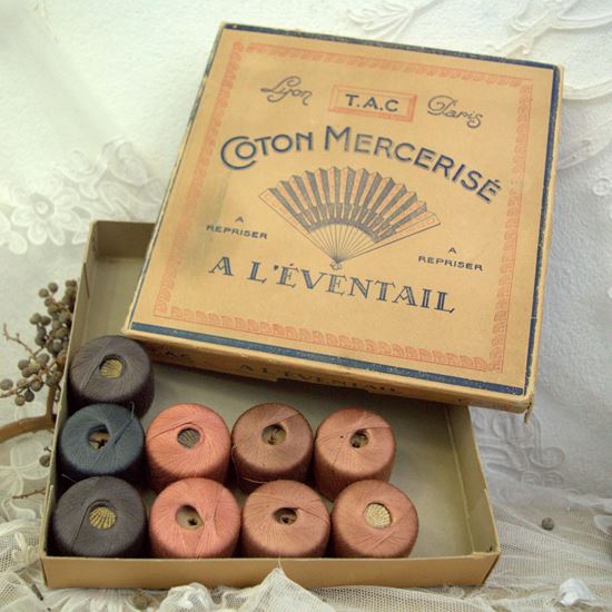 Vintage doos Frans garen
